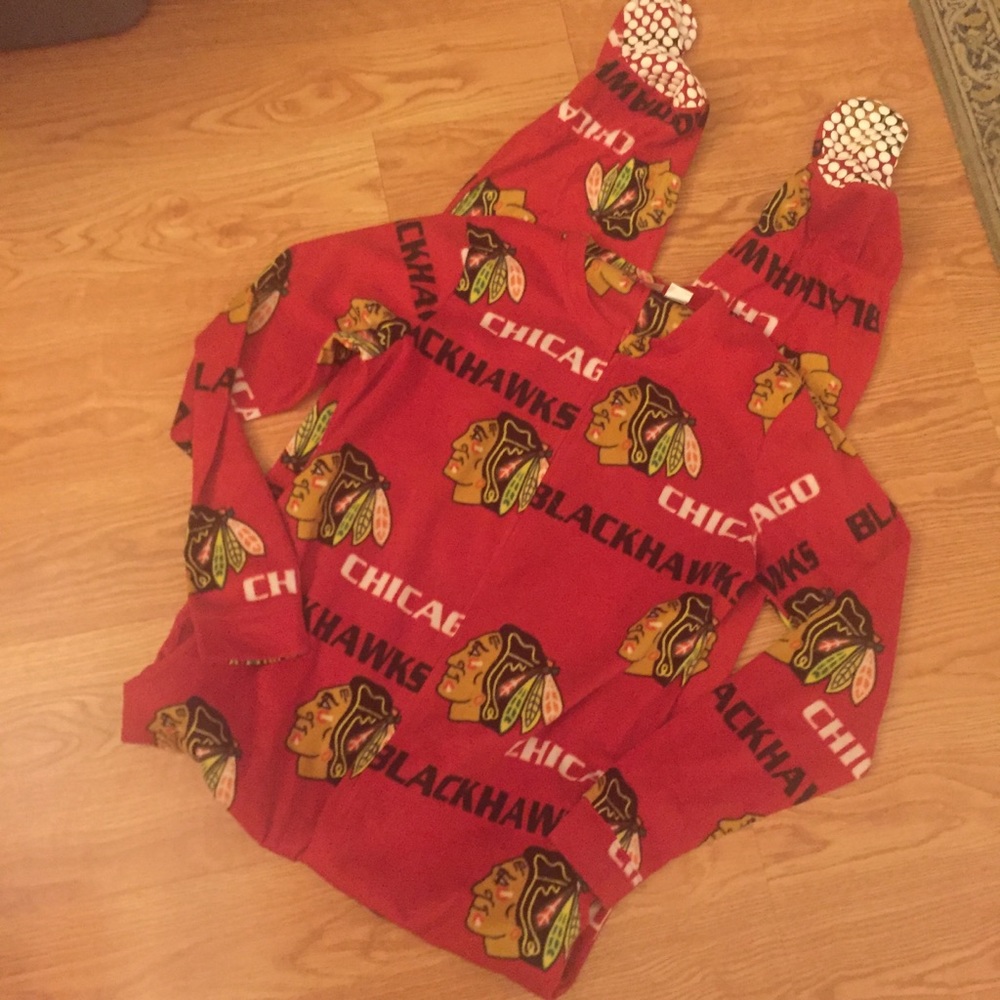 Chicago Blackhawks Onesie pajamas